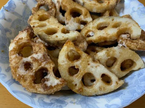 ノンフライヤーで!レンコンの甘酢あえ